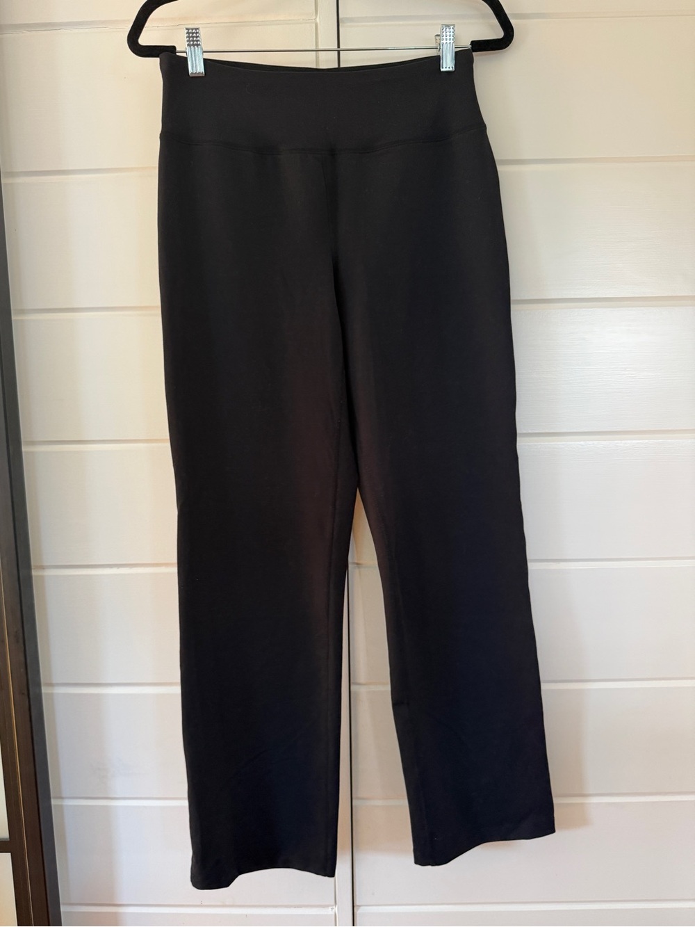 Lands End Black Wide-Leg Women's Pull-On leggings